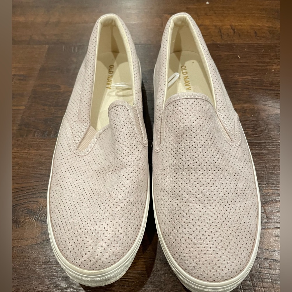 Gray Slip on Shoes